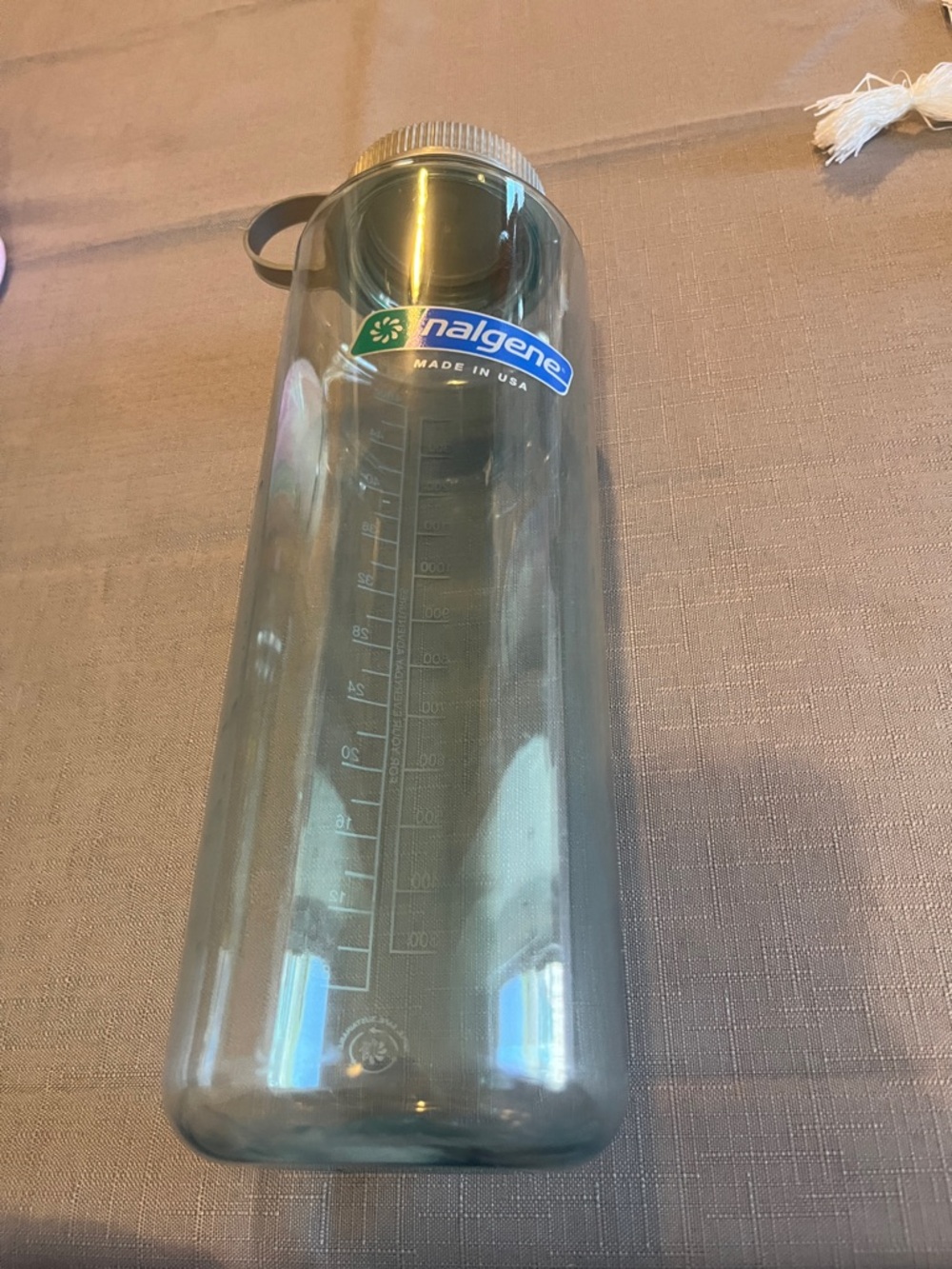 Nalgene Gray Tritan Water Bottle - Durable Everyday Hydration